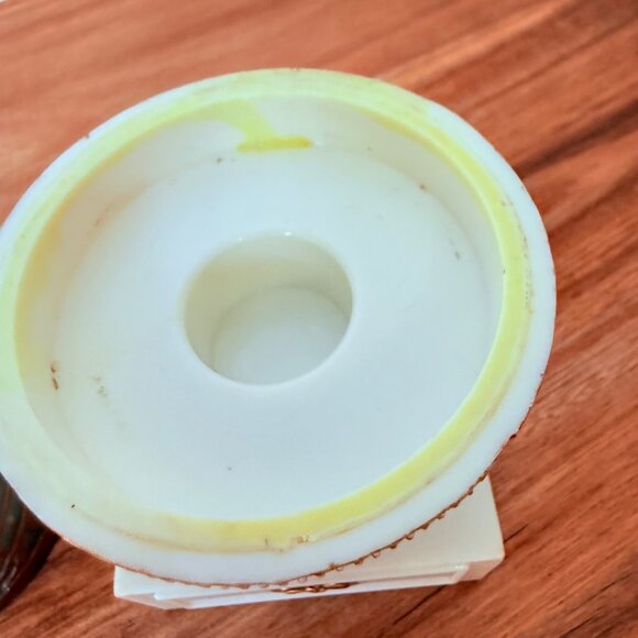 Religious Christmas Jasco Candle on Stand Vintage 1978 Holy Night Hand Decorated - Picture 14 of 16